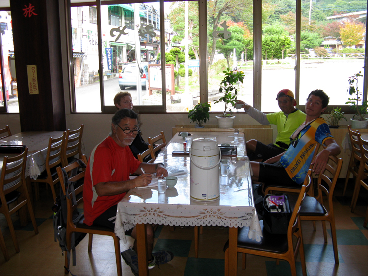 Lunch break outside of Nikko city.