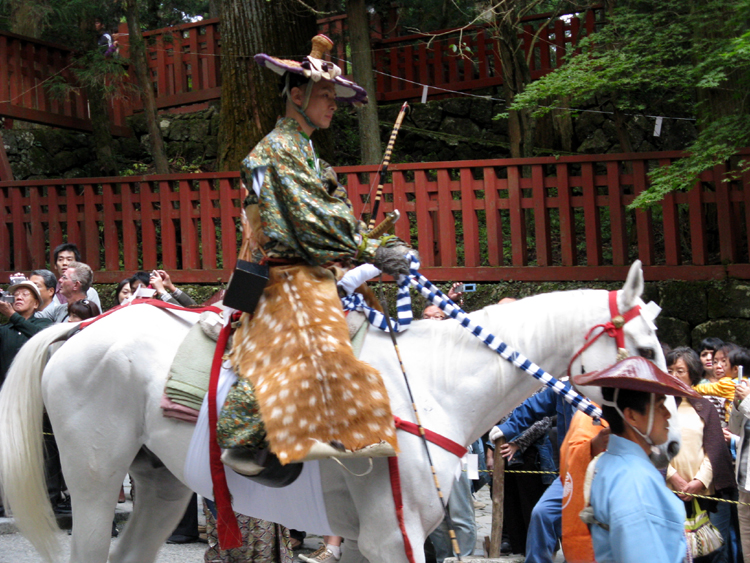 Annual Archery Event in Nikko. Another ceremonial parade.
