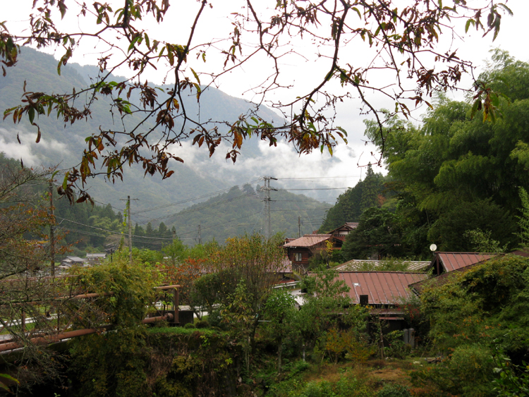 Mountains surround this region.