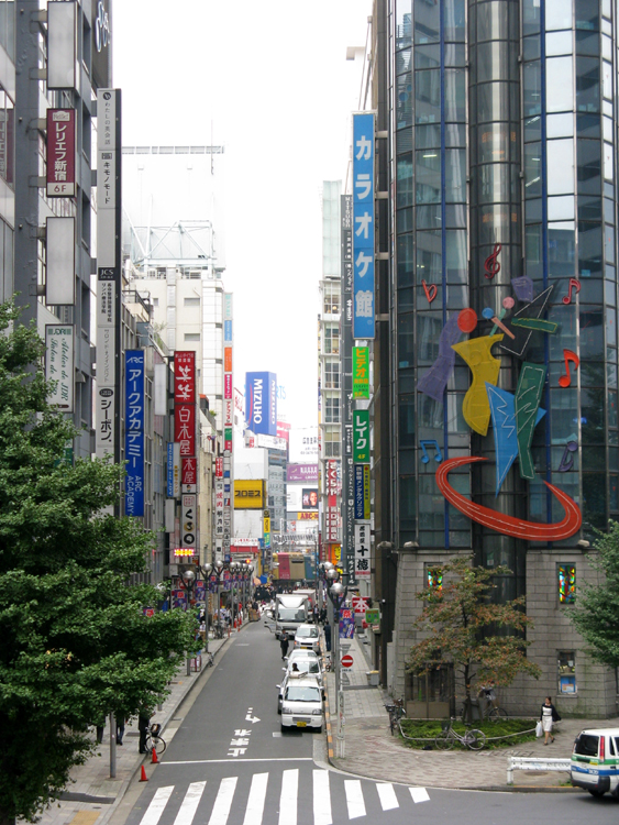 Shinjuku Station, the Eastside.