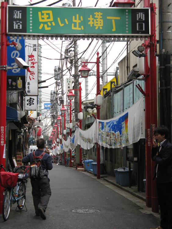 Shinjuku Station, the Eastside.