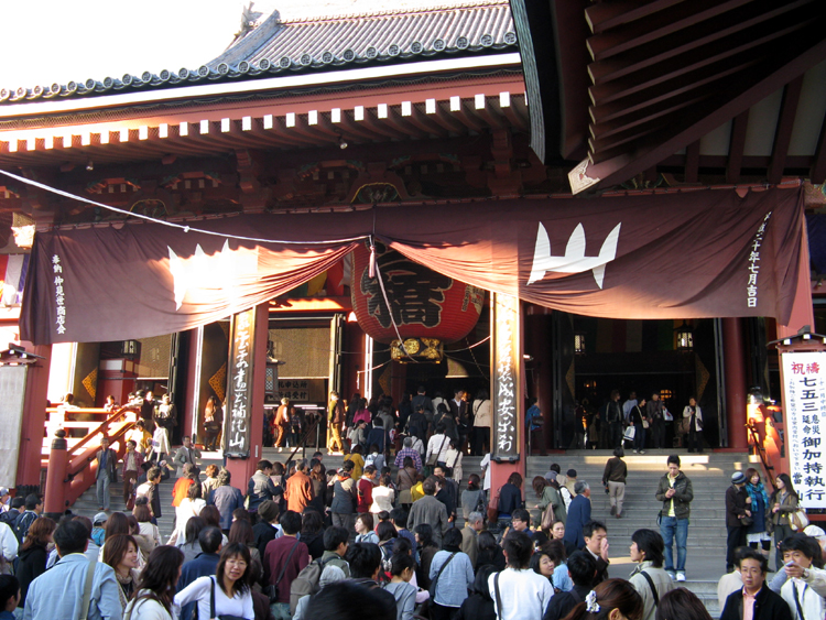 Sensoji was built in 645, making it Tokyos oldest temple.