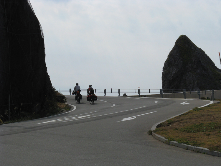 Like northern California, its a hilly ride along the coast.