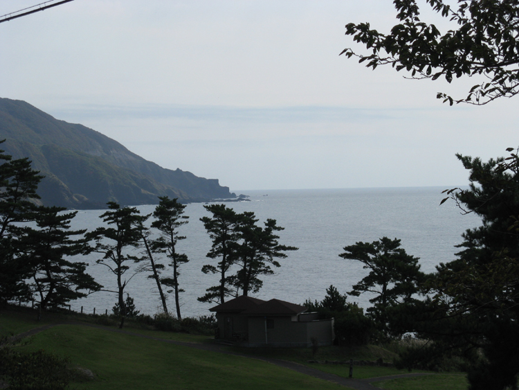 Its rugged similar to the California coastline.