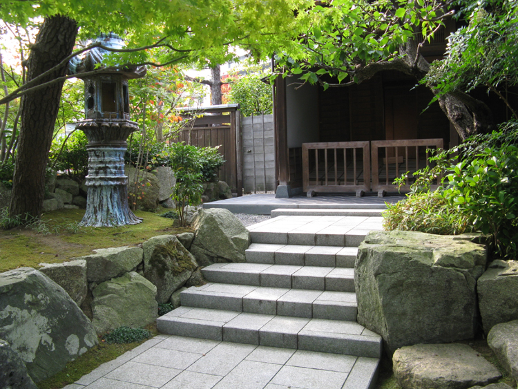 Entrance to a tradition Japanese home.