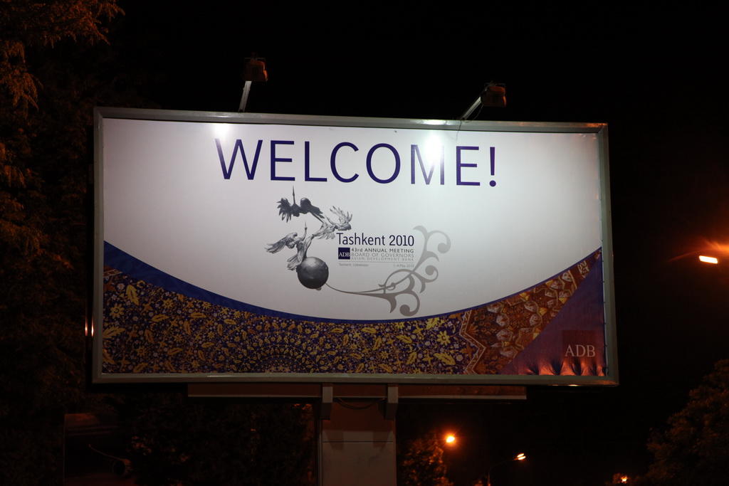 Welcome to Tashkent
