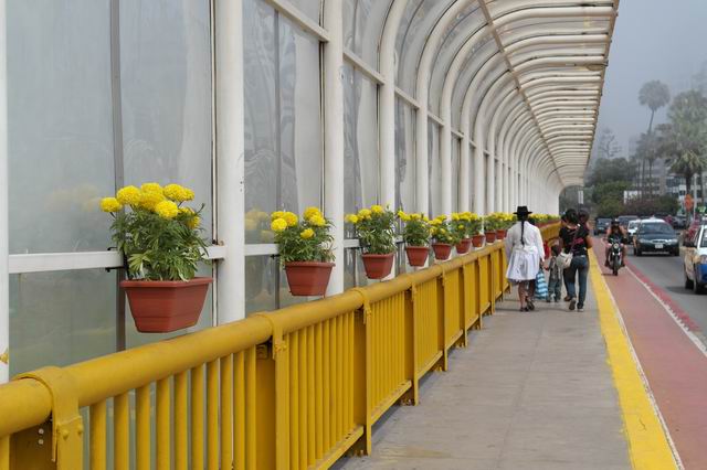 Lima, on the bridge to Lovers Park