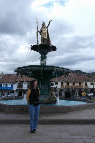 Cuzco, Jean on a walk