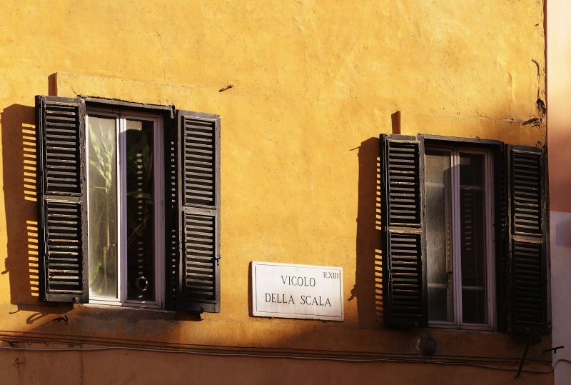 Le quartier du  trastevere  Rome