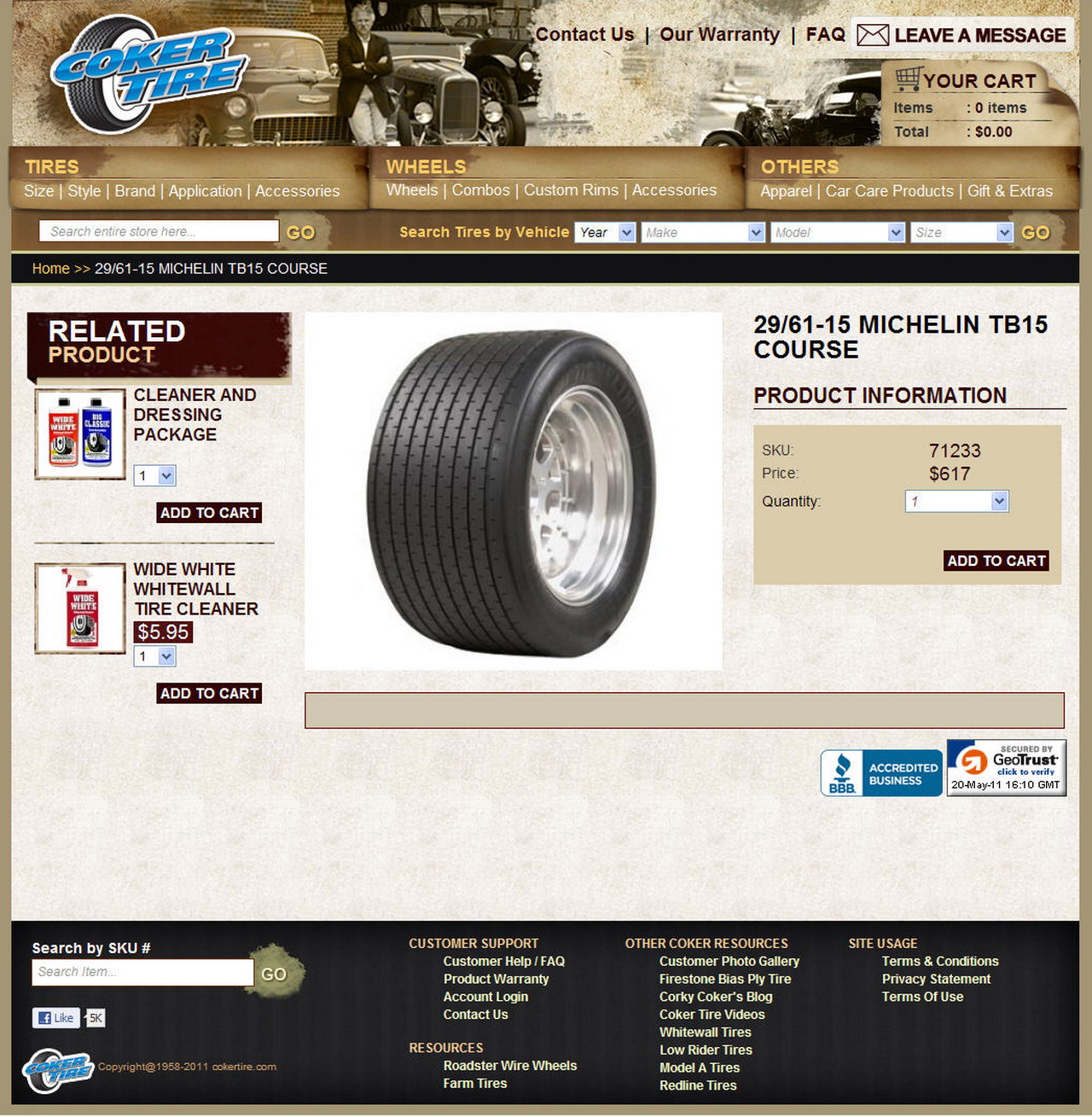 Coker Tires - Michelin TB Course 26 - Photo 2