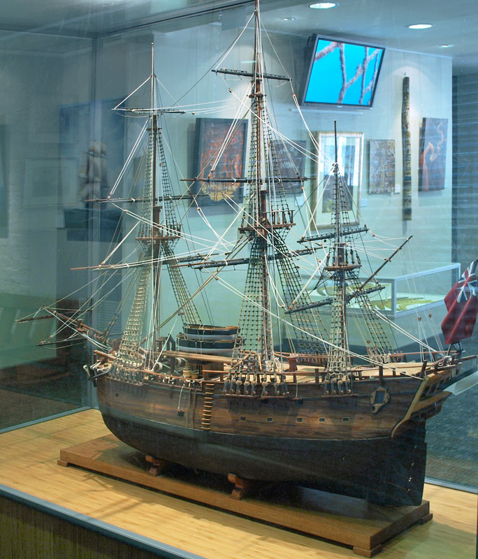 Model of Cooks Endeavour