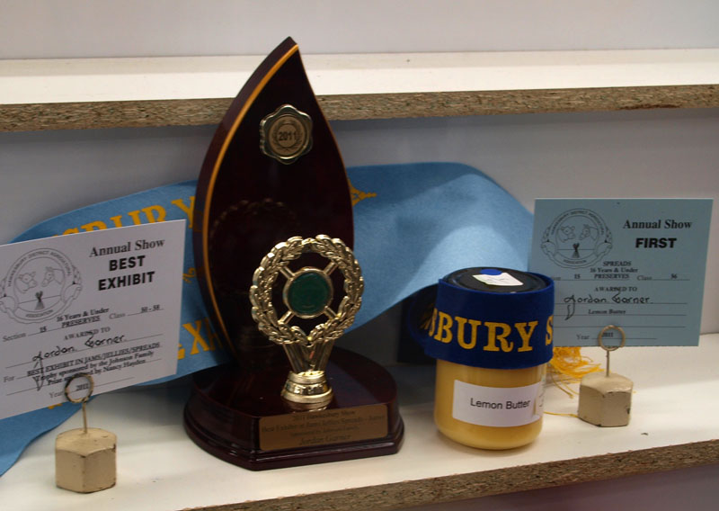 Prize-winning lemon butter