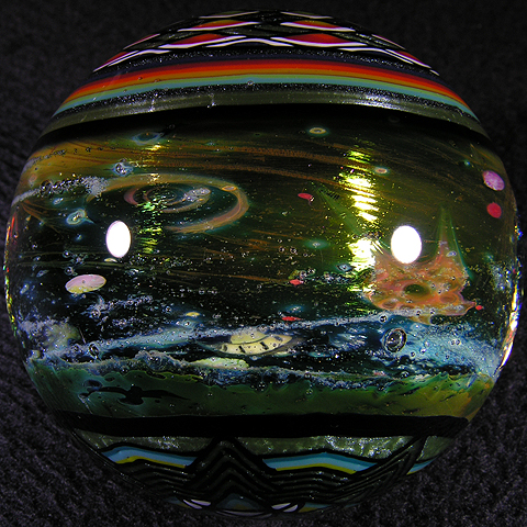 Nates famous space scene-age brings it all together around the equator - you can see a UFO here.