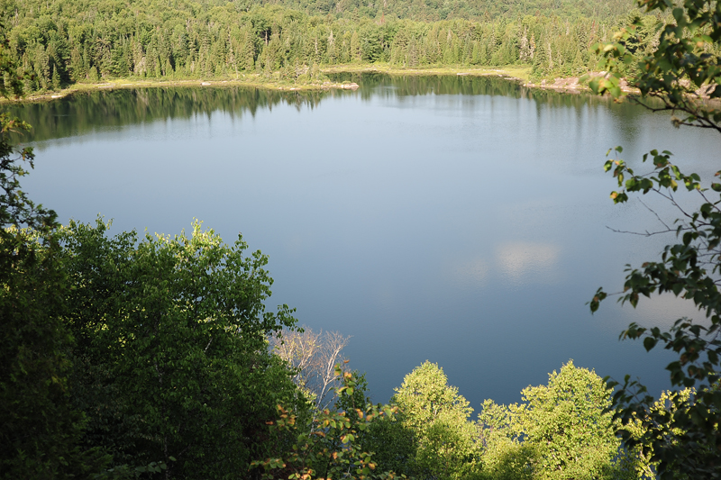 lac Solitaire.la Mauricie NP
