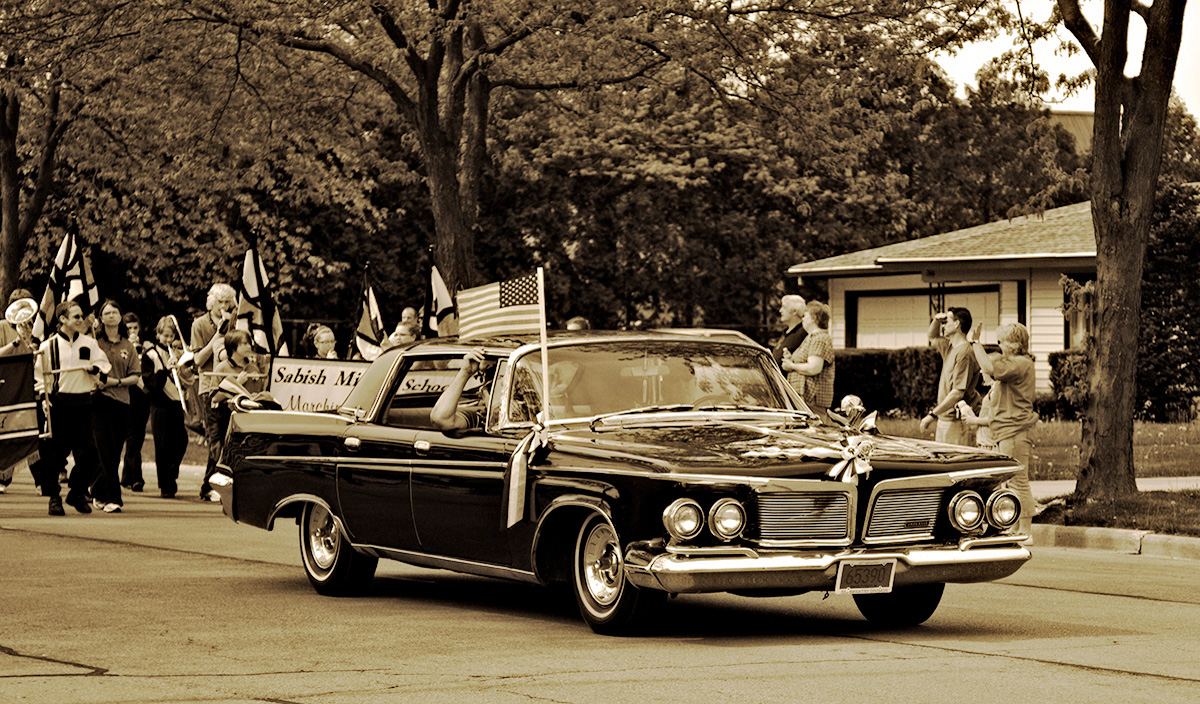 Small town Memorial Day Parade