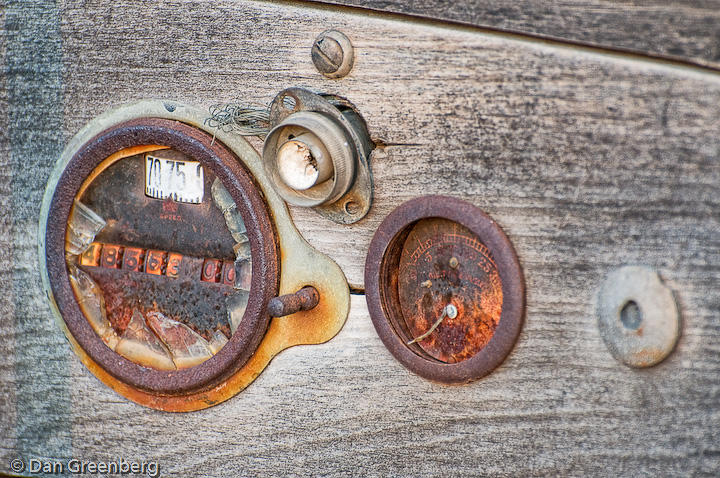 When Trucks Dashboards were Made of Wood