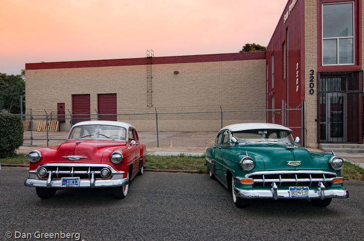 1953 and 54 Chevys