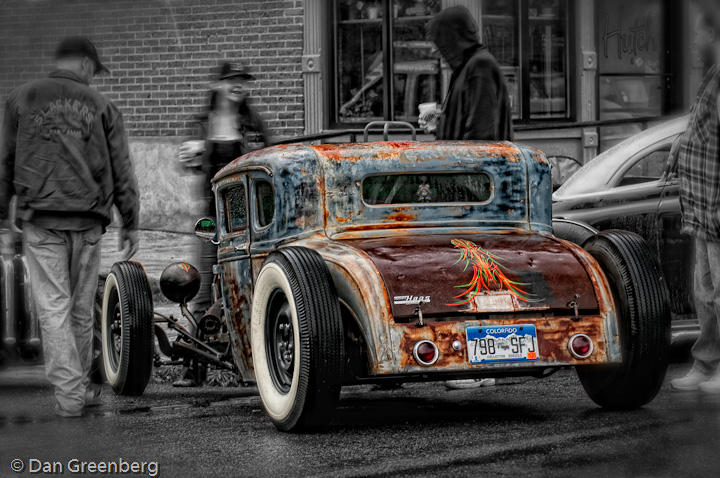 Rat Rod in the Rain