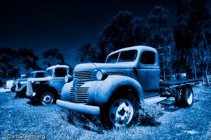 Trucks in Blue