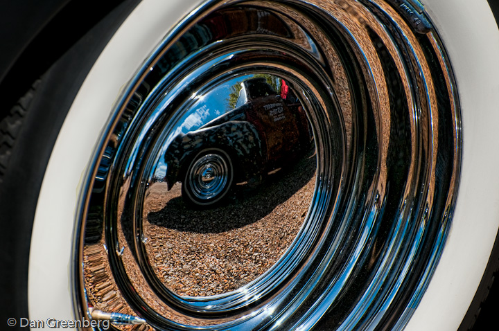 Hubcap Reflection within a Hubcap Reflection