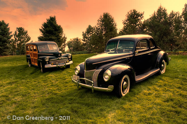 1947 Ford Wagon, 1940 Ford Deluxe Coupe