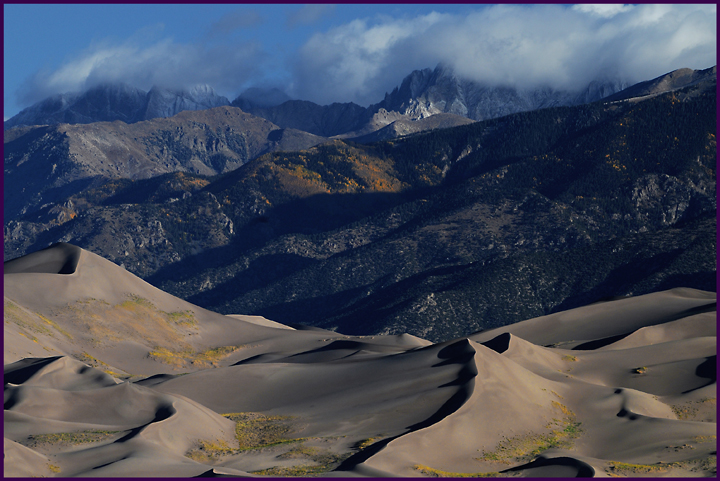 Great Sand Dunes Natinoal Park, Colorado(  Sangri de Cristo Mountains in the background)