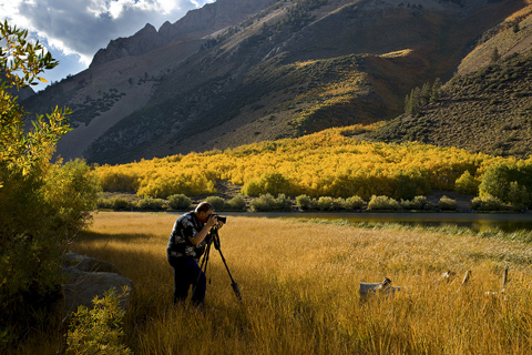 Me shooting North Lake   by Inge Fernau