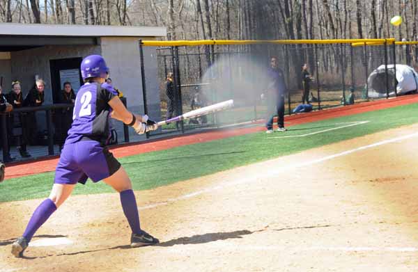 LindsayB Slashes A Line Drive