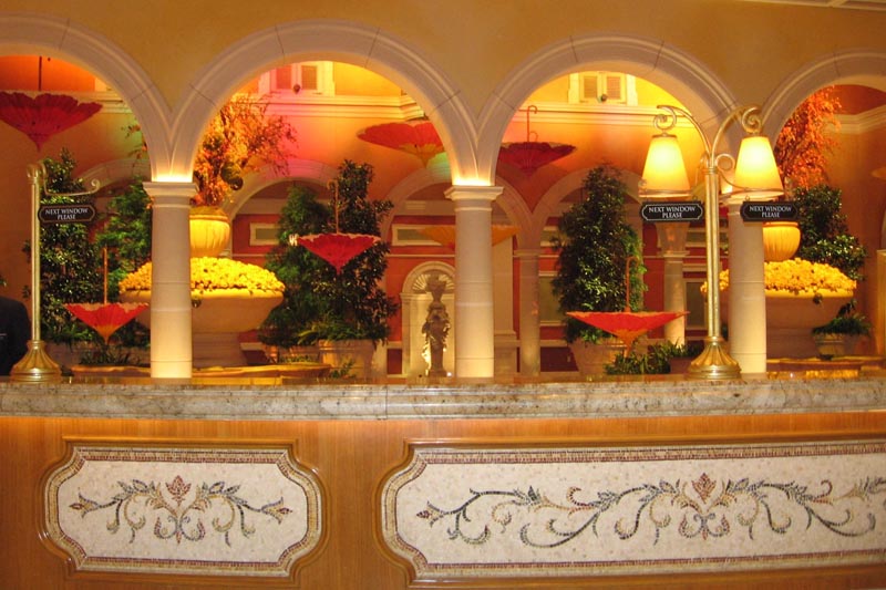 Bellagio Check -in desk