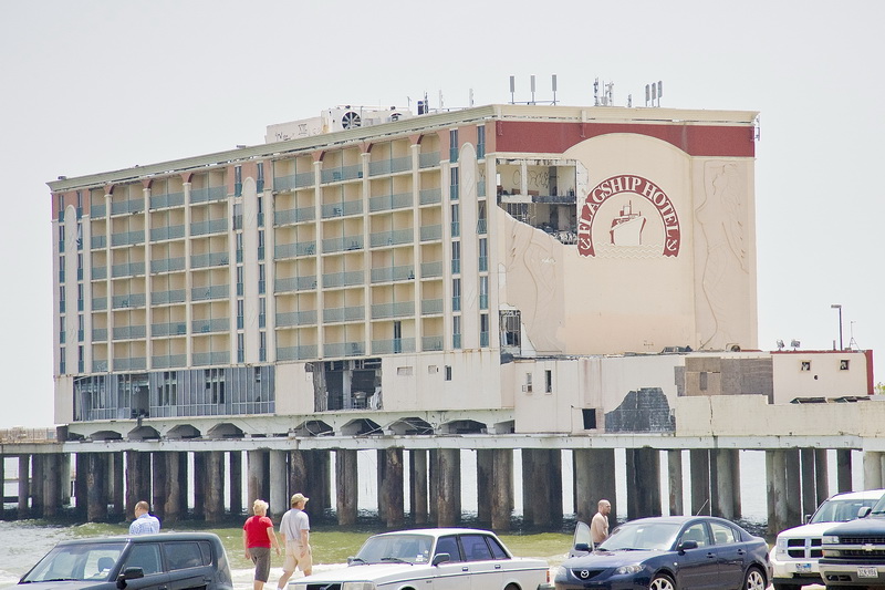 Hurricane damage