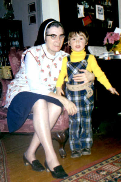 Helen with Michael Ernst at Nottingham Rd