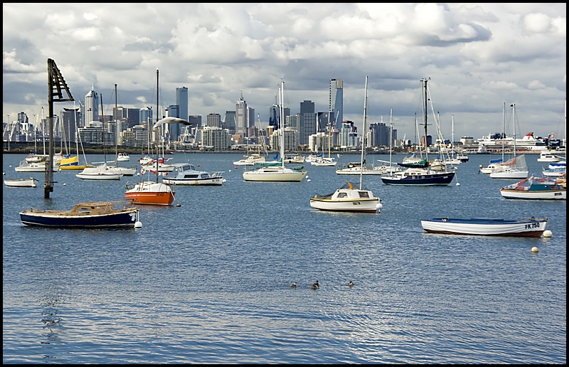 Melbourne CBD from WIlliamstown 2