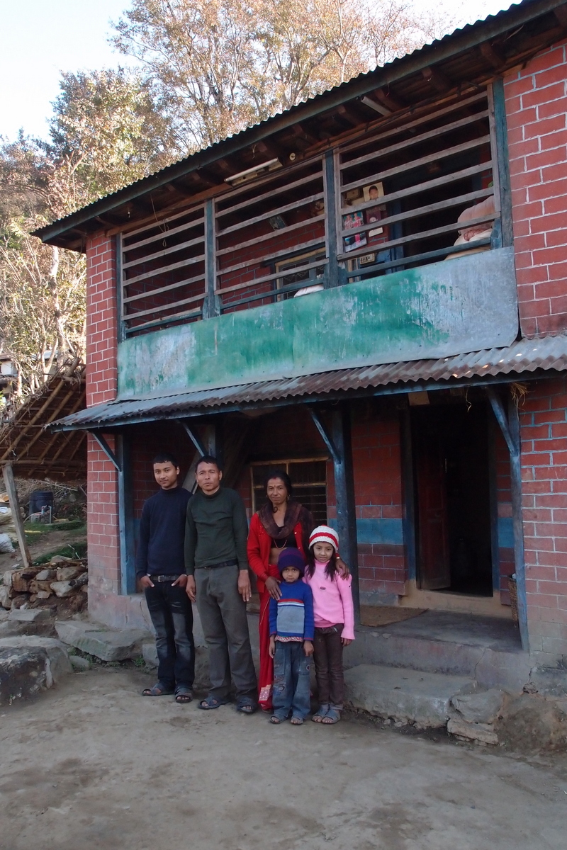 Shree Krishna Neupane and family
