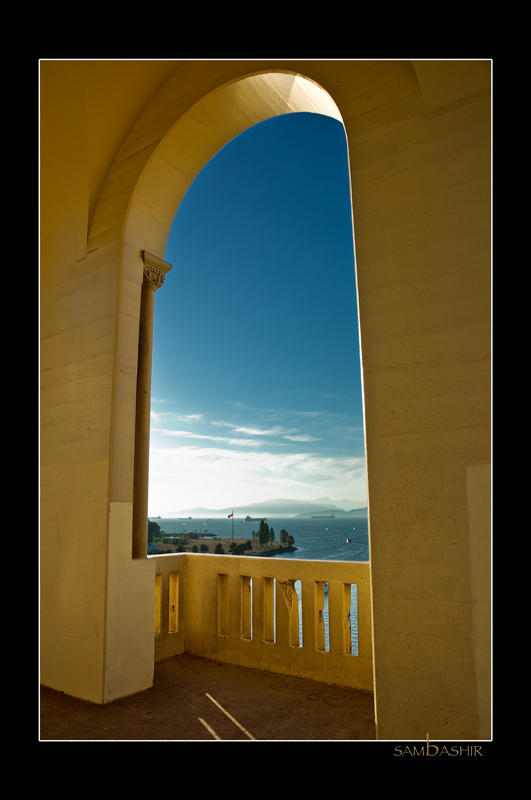 Burrard Bridge - Looking NW to Vanier Park