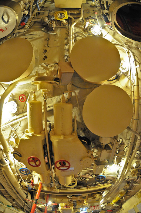 Ceiling of Bow Torpedo Compartment
