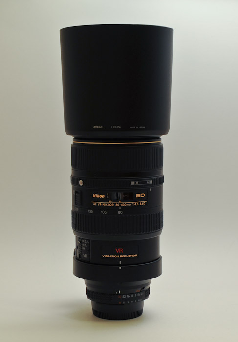 Nikkor 80-400mm f/4.5-5.6D ED VR Zoom