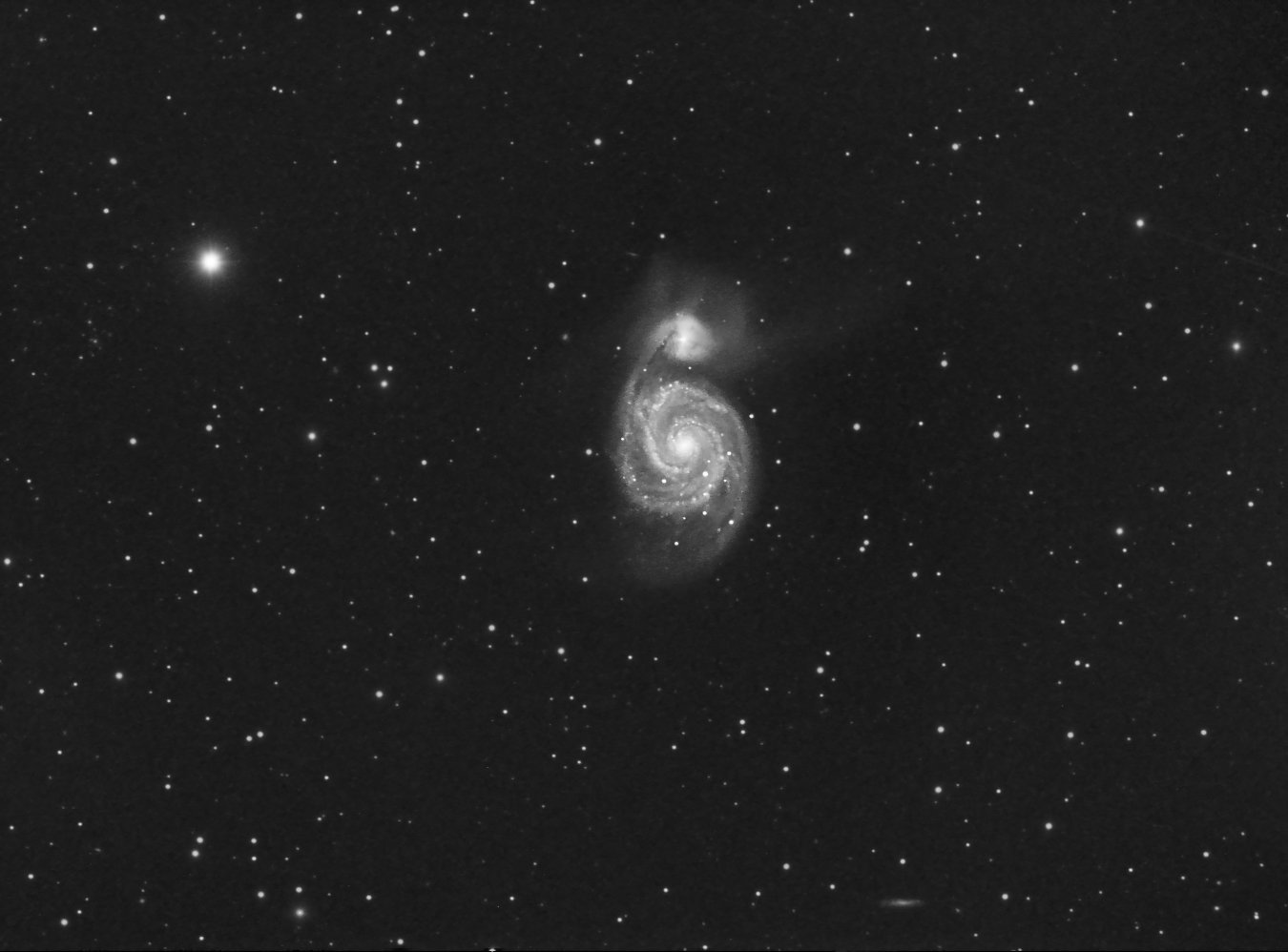 M51, Whirlpool galaxy
