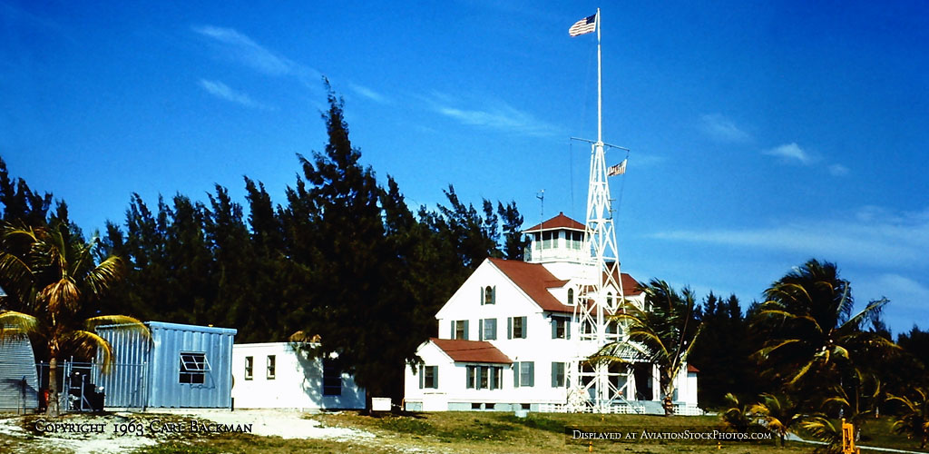 Early 1963 - Coast Guard Station Lake Worth Inlet on Peanut Island (description below)