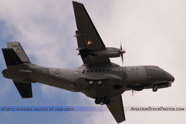 2012 - Colombian Navy CASA CN-235-200 ARC-802 military aviation aircraft stock photo