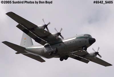 Bolivian Air Force (FAB) Lockheed C-130 B #65 military aviation stock photo #6542