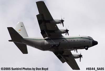 Bolivian Air Force (FAB) Lockheed C-130 B #65 military aviation stock photo #6544