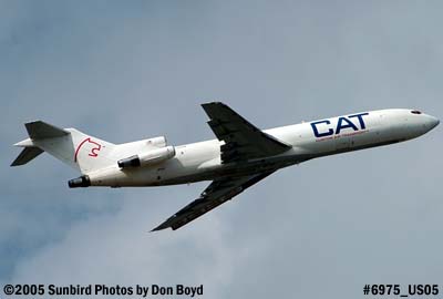 Custom Air Transport (CAT) B727-2J7(A)(F) N128NA cargo aviation stock photo #6975