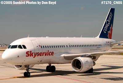 Skyservice A319-112 C-GTDS airline aviation stock photo #7170
