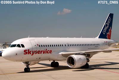 Skyservice A319-112 C-GTDS airline aviation stock photo #7171