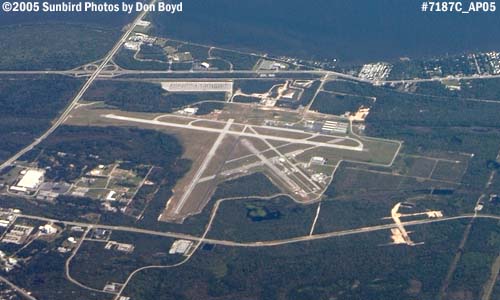 2005 - Titusville (TICO) Airport aerial stock photo #7187C