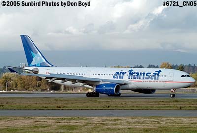 Air Transat A330-243 C-GGTS airline aviation stock photo #6721