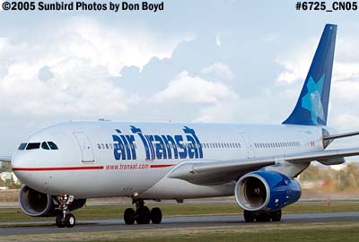 Air Transat A330-243 C-GGTS airline aviation stock photo #6725