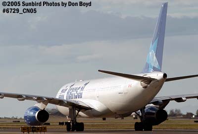 Air Transat A330-243 C-GGTS airline aviation stock photo #6729