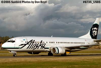 Alaska B737-4Q8 N760AS airline aviation stock photo #6735