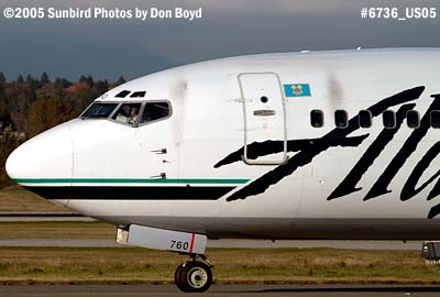 Alaska B737-4Q8 N760AS airline aviation stock photo #6736